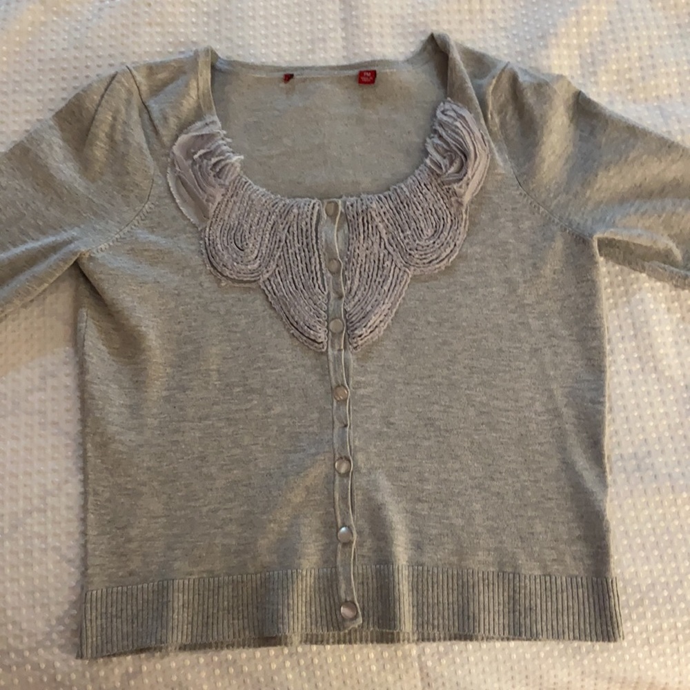 Gray Cardigan - Picture 4 of 5